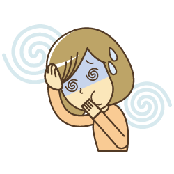 頭痛・めまいのイラスト