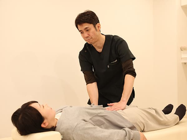 腰痛の施術の写真